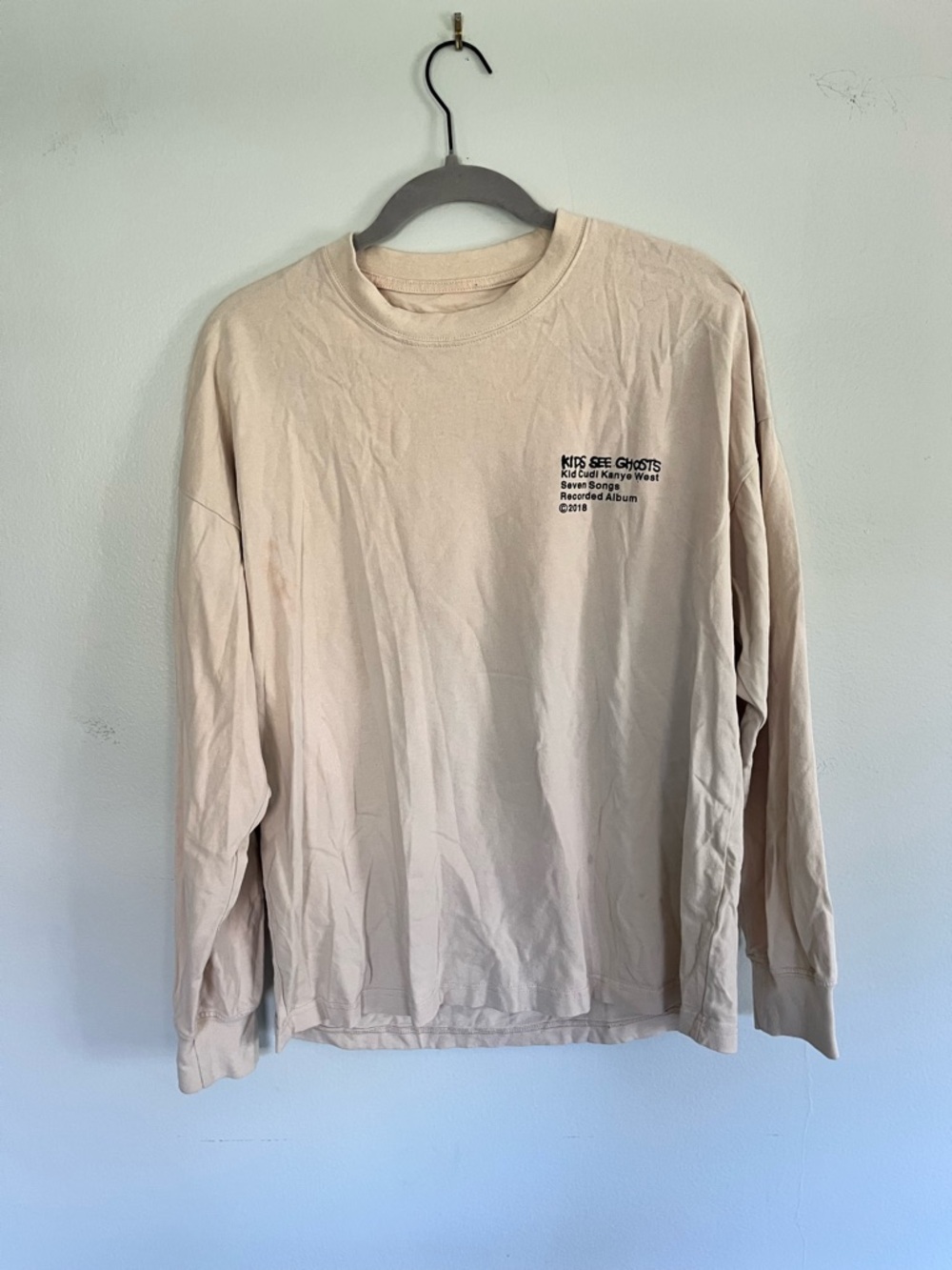 Kid Cudi X Kanye West  2018 tour Long-Sleeve Graphic Tee